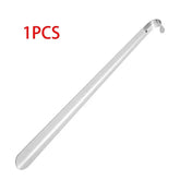 52cm Extra Long Stainless Steel Silver Metal Shoehorn Shoe Lifter Aid Slip-On Shoe Pulling Tool for Easy Shoe Removal SHOPEZRA L.L.C.