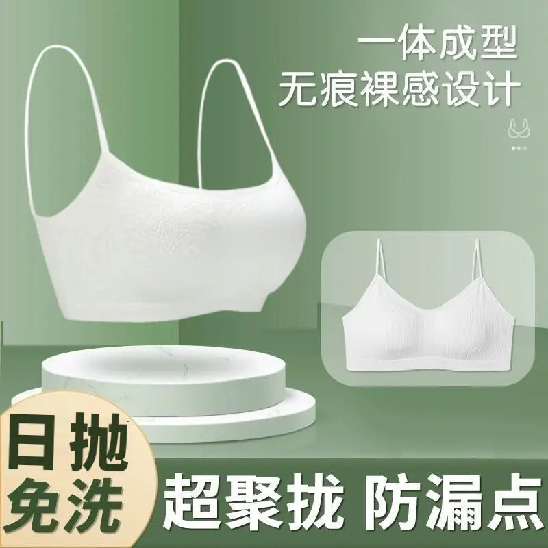 Black disposable underwear bra set for girls, ideal for business trips, military training, or daily use, from SHOPEZRA L.L.C.