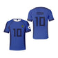Blue Lock Anime Japanese Isagi Yoichi Football Jersey T-shirt Cosplay Hyoma Chigiri Meguru Bachira Tee Original Children Clothes SHOPEZRA L.L.C.
