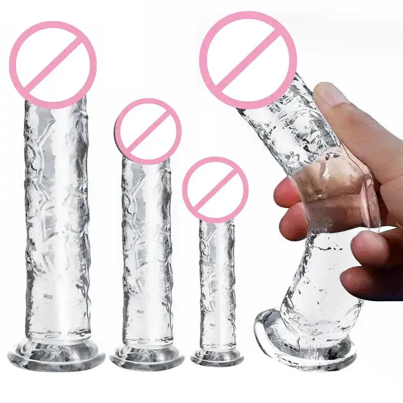 Realistic Dildo Jelly Penis Suction Cup Dildo Realistic Sex Toys For Lesbian Women Female Masturbator Big Dick Fake Dick by Dropshipman