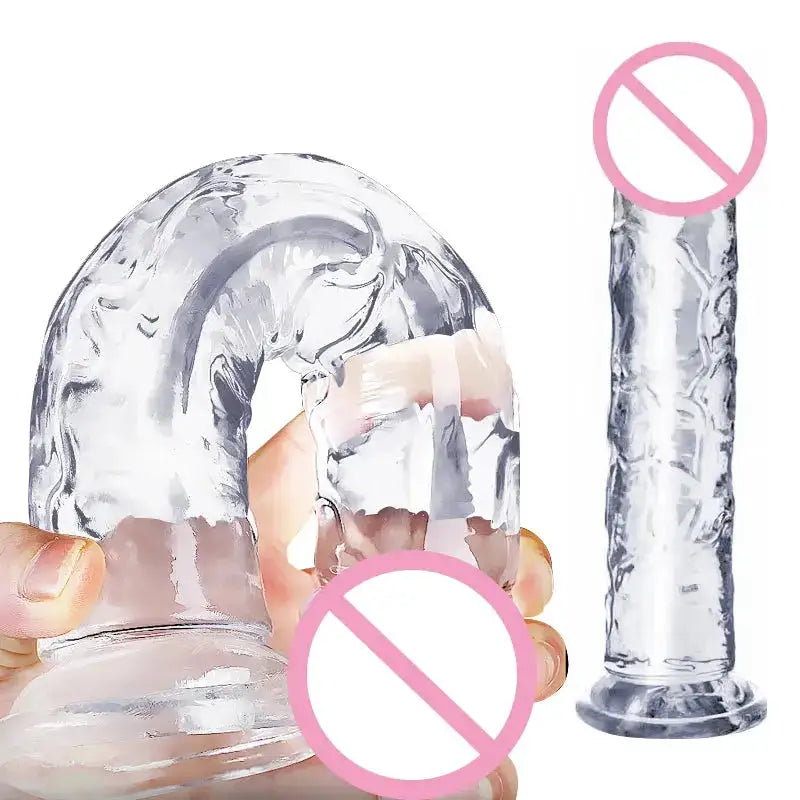 Realistic Dildo Jelly Penis Suction Cup Dildo Realistic Sex Toys For Lesbian Women Female Masturbator Big Dick Fake Dick by Dropshipman