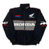 Honda Racing Team Jacket Men Women Black Red Patchwork Windbreaker Casual Streetwear Motorcycle Zip Up Jacket Coat For Fans SHOPEZRA L.L.C.