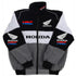 Honda Racing Team Jacket Men Women Black Red Patchwork Windbreaker Casual Streetwear Motorcycle Zip Up Jacket Coat For Fans SHOPEZRA L.L.C.
