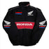 Honda Racing Team Jacket Men Women Black Red Patchwork Windbreaker Casual Streetwear Motorcycle Zip Up Jacket Coat For Fans by Dropshipman