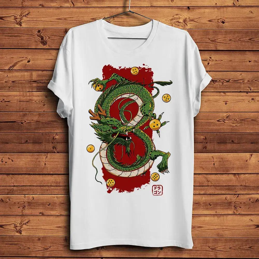 Shenron Divine dragon dbz Funny Anime T Shirt Homme Men Short Sleeve breathable TShirt Unisex Streetwear Tee by Dropshipman
