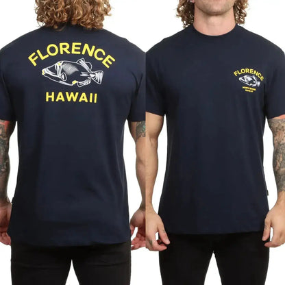 Marine State Fish T-Shirt 100% Cotton Graphic Tee Men Women Summer Streetwear Top by Dropshipman