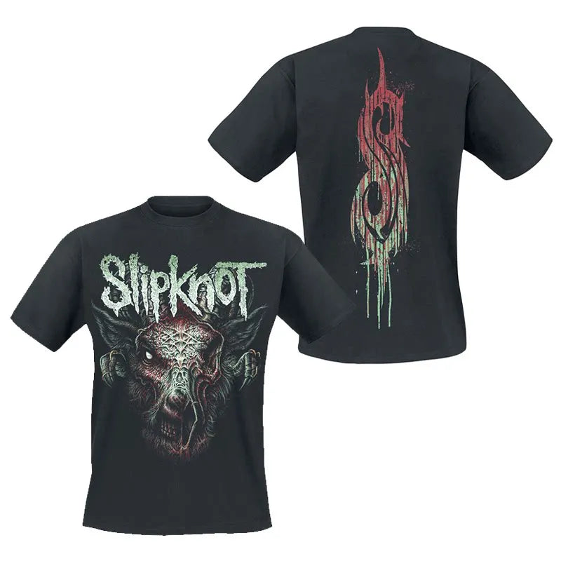 Photo SLIPKNOT Gothic Style Band T-Shirt 100% Cotton Graphic Tee Men Women Summer Streetwear Top SHOPEZRA L.L.C.