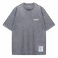 Trendy SATISFY Running MothTech Muscle Round Neck Distressed Pure Cotton Printed Short Sleeve T-Shirt Casual Loose Fit Youth SHOPEZRA L.L.C.