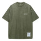 Trendy SATISFY Running MothTech Muscle Round Neck Distressed Pure Cotton Printed Short Sleeve T-Shirt Casual Loose Fit Youth SHOPEZRA L.L.C.