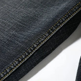 Summer Shorts Jeans Men Denim Pants Stretch Dark Blue Fashion Design Men&