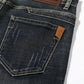 Summer Shorts Jeans Men Denim Pants Stretch Dark Blue Fashion Design Men&