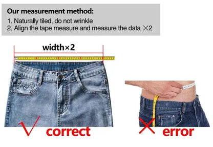 Summer Shorts Jeans Men Denim Pants Stretch Dark Blue Fashion Design Men&