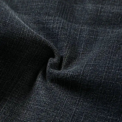 Summer Shorts Jeans Men Denim Pants Stretch Dark Blue Fashion Design Men&