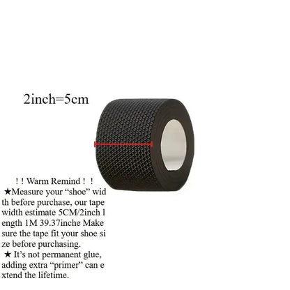 Self adhesive sole repair tape - anti slip, noise reducing protective film for high heels, sports shoes, and sandals by Dropshipman