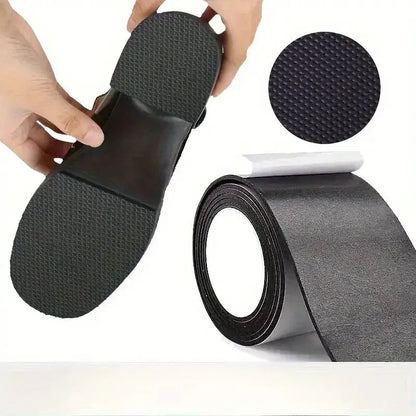 Self adhesive sole repair tape - anti slip, noise reducing protective film for high heels, sports shoes, and sandals by Dropshipman