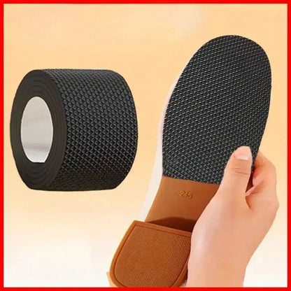 Self adhesive sole repair tape - anti slip, noise reducing protective film for high heels, sports shoes, and sandals by Dropshipman