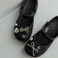 Bling Silver Rhinestone Flower Shoe Charms Metal Bead Bow & Heart Clog Charms Luxury DIY Shoe Decoration Punk Y2K Style Clog Pin SHOPEZRA L.L.C.