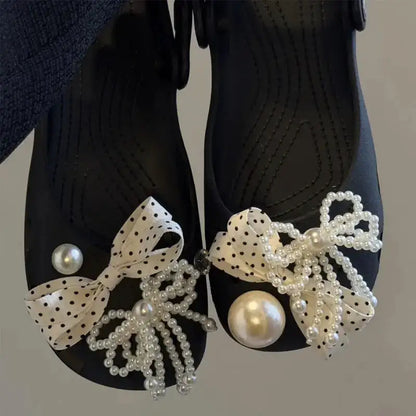 Bling Silver Rhinestone Flower Shoe Charms Metal Bead Bow &amp; Heart Clog Charms Luxury DIY Shoe Decoration Punk Y2K Style Clog Pin by Dropshipman