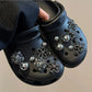 Bling Silver Rhinestone Flower Shoe Charms Metal Bead Bow & Heart Clog Charms Luxury DIY Shoe Decoration Punk Y2K Style Clog Pin SHOPEZRA L.L.C.