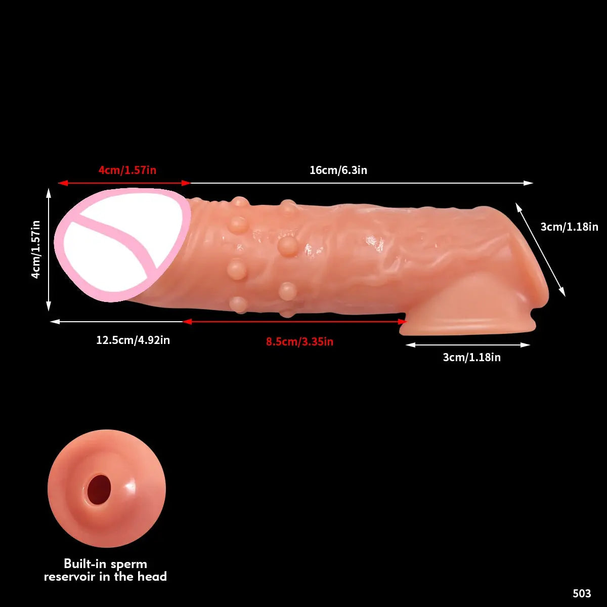 Silicone penis sleeve and ring set with textured surface, designed to increase volume and reduce friction for male pleasure enhancement.