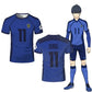 ISAGI 3D Print Sports Quick-dry Breathable Men T-Shirt Anime Cosplay Harajuku Football Team Training Parent-child Short Sleeve SHOPEZRA L.L.C.