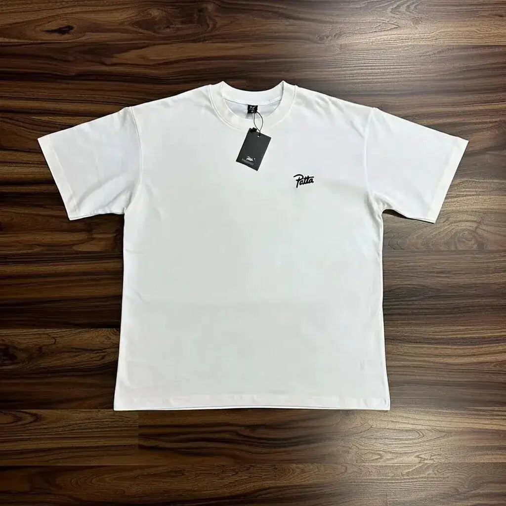 New Arrival Patta Tshirt American Street Style with Palm Tree Star Print Man Short Sleeve Tops by Dropshipman