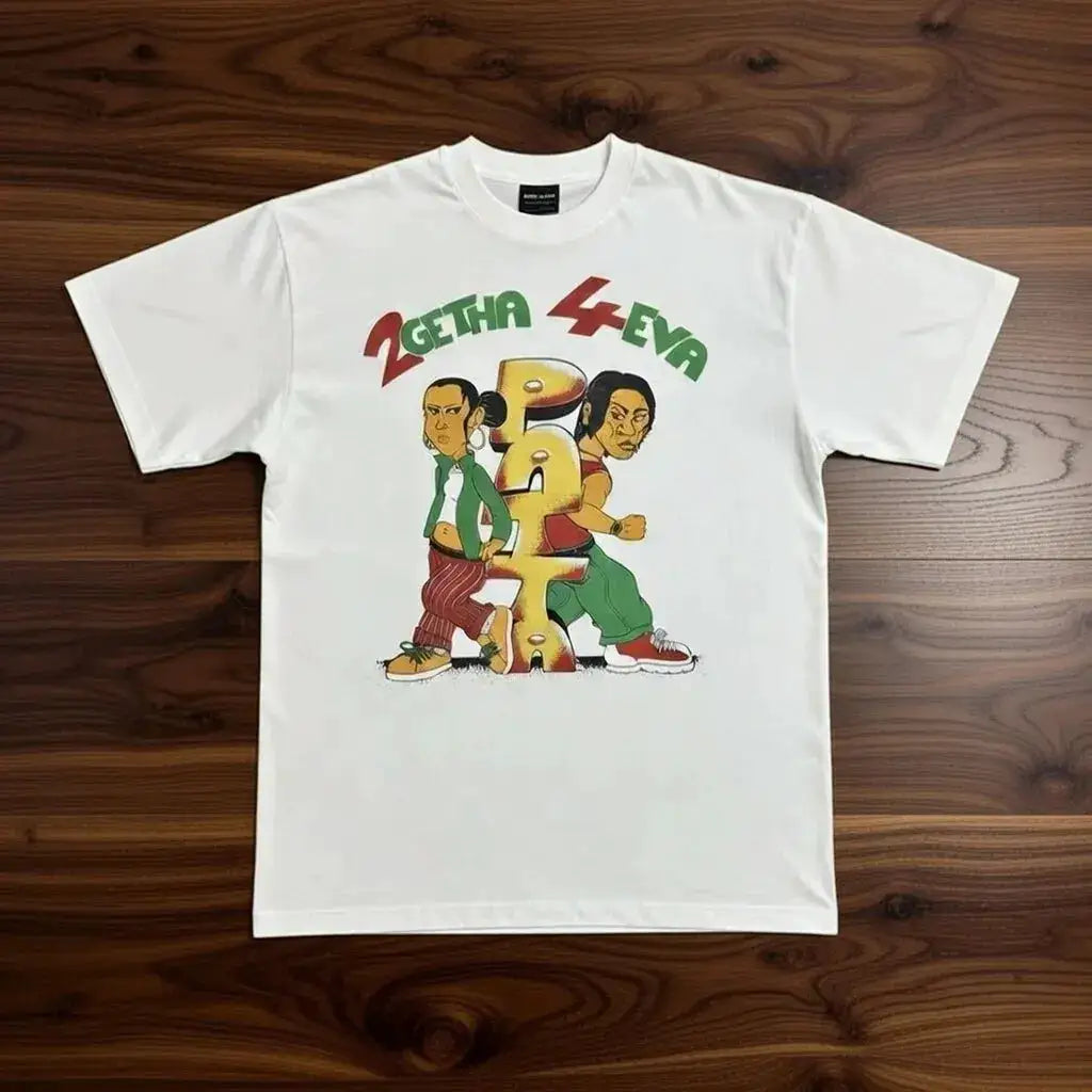 New Arrival Patta Tshirt American Street Style with Palm Tree Star Print Man Short Sleeve Tops by Dropshipman