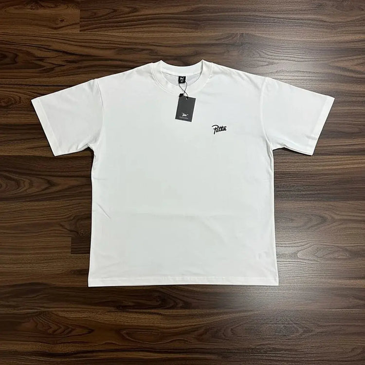 New Arrival Patta Tshirt American Street Style with Palm Tree Star Print Man Short Sleeve Tops SHOPEZRA L.L.C.