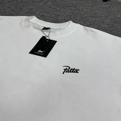 New Arrival Patta Tshirt American Street Style with Palm Tree Star Print Man Short Sleeve Tops by Dropshipman