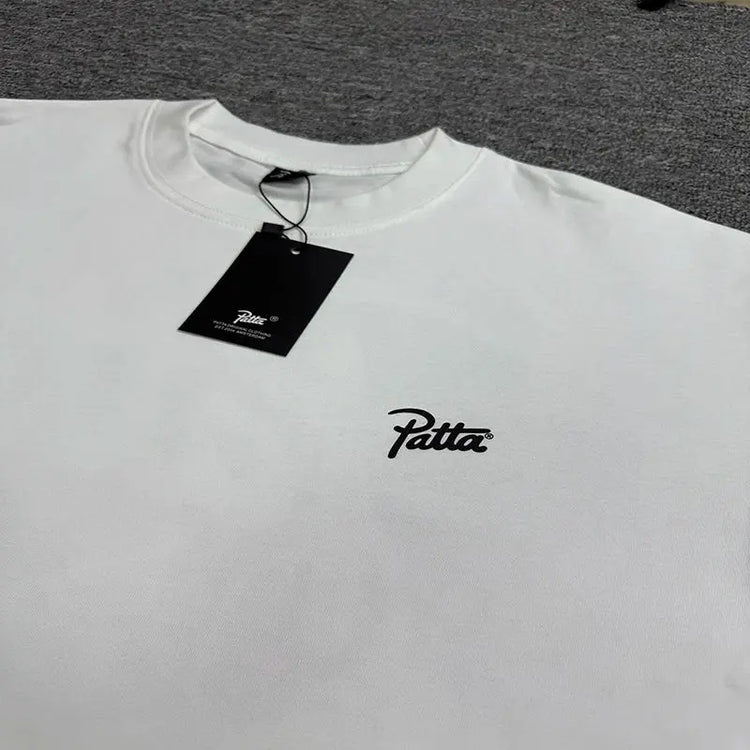 New Arrival Patta Tshirt American Street Style with Palm Tree Star Print Man Short Sleeve Tops SHOPEZRA L.L.C.
