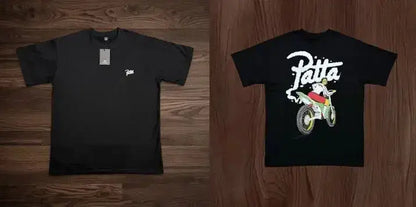New Arrival Patta Tshirt American Street Style with Palm Tree Star Print Man Short Sleeve Tops by Dropshipman