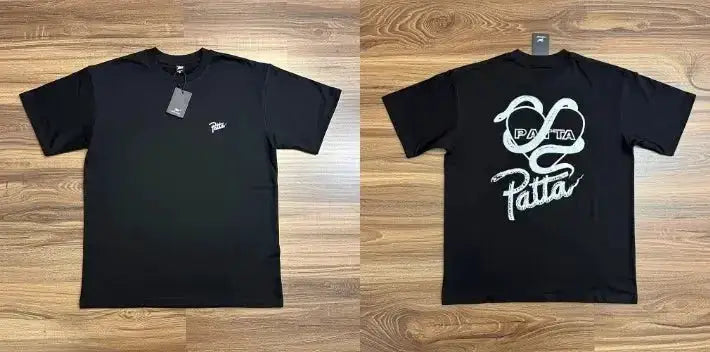 New Arrival Patta Tshirt American Street Style with Palm Tree Star Print Man Short Sleeve Tops by Dropshipman