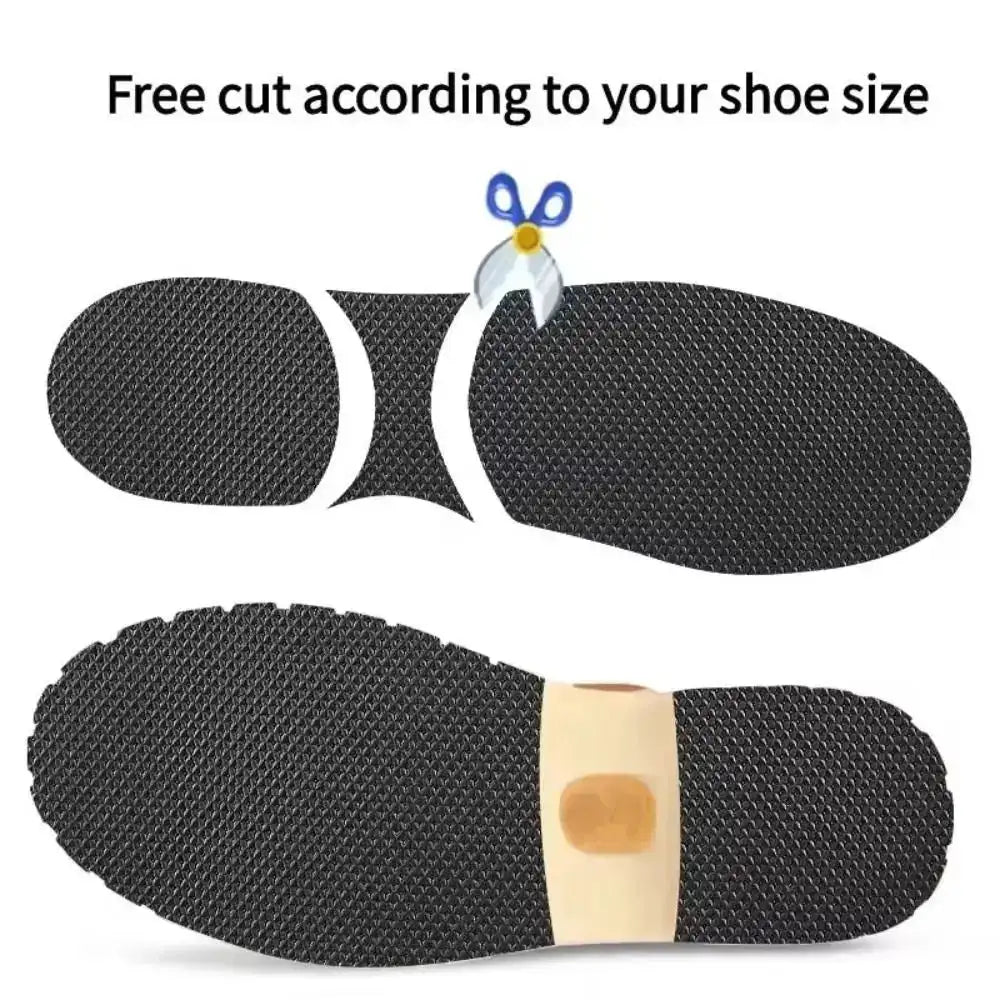 Durable Elastic Sole Anti Slip Sticker Repair Wearable Shoe Sole Protectors Self Adhesive Shoe Mute Cushion Shoe Bottom Pads by Dropshipman