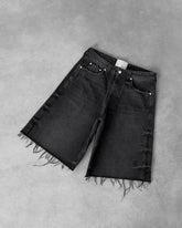 Y2k Black Punk Wash Baggy Work Shorts Men Women Summer Hip Hop Ripped Hole Denim Shorts Raw Edge Casual Jorts Streetwear SHOPEZRA L.L.C.