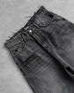 Y2k Black Punk Wash Baggy Work Shorts Men Women Summer Hip Hop Ripped Hole Denim Shorts Raw Edge Casual Jorts Streetwear SHOPEZRA L.L.C.