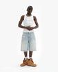 Y2k Black Punk Wash Baggy Work Shorts Men Women Summer Hip Hop Ripped Hole Denim Shorts Raw Edge Casual Jorts Streetwear SHOPEZRA L.L.C.