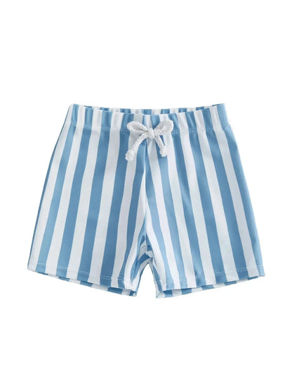 Citgeett Summer Kids Baby Boys Swim Trunks Stripes Print Elastic Waist Beach Shorts Shorts Clothes by Dropshipman