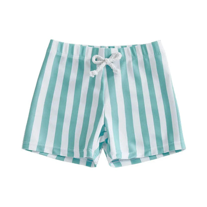 Citgeett Summer Kids Baby Boys Swim Trunks Stripes Print Elastic Waist Beach Shorts Shorts Clothes by Dropshipman