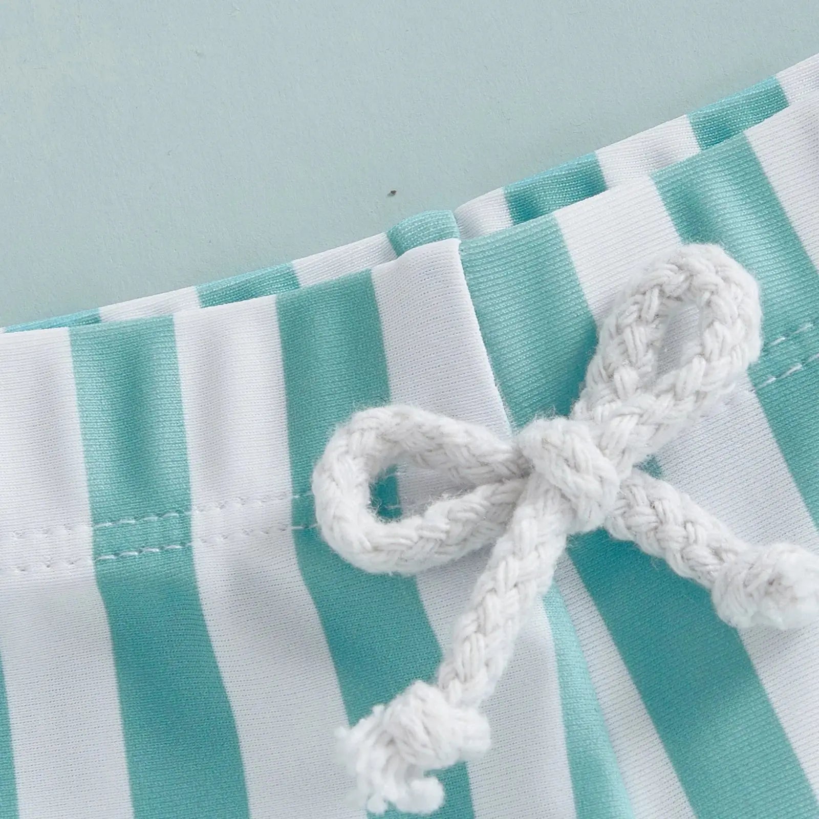 Kids' baby boys' summer swim trunks with colorful stripes, elastic waist, perfect for beachwear, by Citgeett for SHOPEZRA L.L.C.