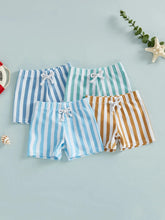 Citgeett Summer Kids Baby Boys Swim Trunks Stripes Print Elastic Waist Beach Shorts Shorts Clothes SHOPEZRA L.L.C.