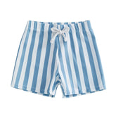 Citgeett Summer Kids Baby Boys Swim Trunks Stripes Print Elastic Waist Beach Shorts Shorts Clothes SHOPEZRA L.L.C.