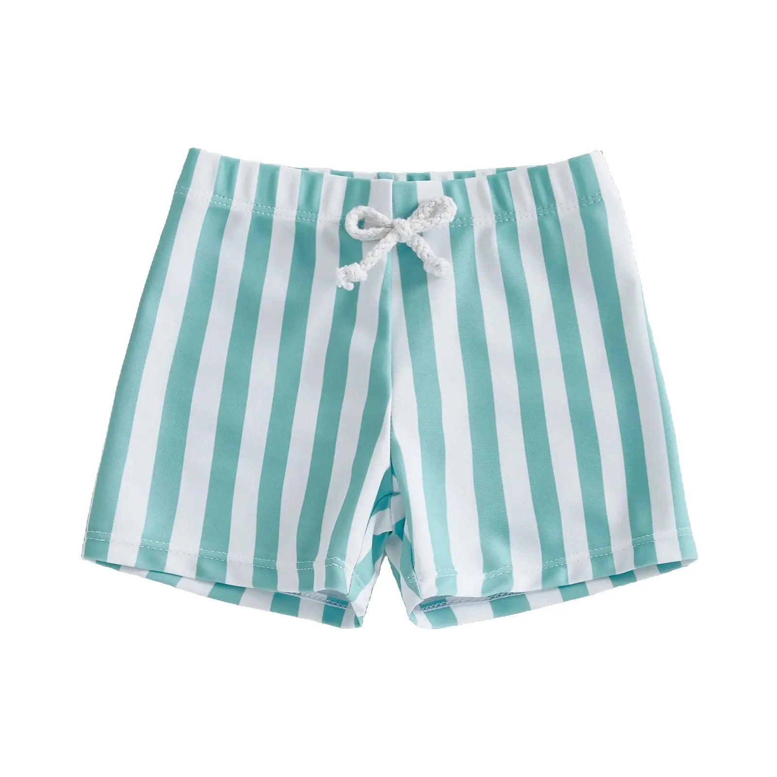 Baby boys' striped swim trunks with elastic waist, lightweight summer beach shorts for kids, by Citgeett for SHOPEZRA L.L.C.