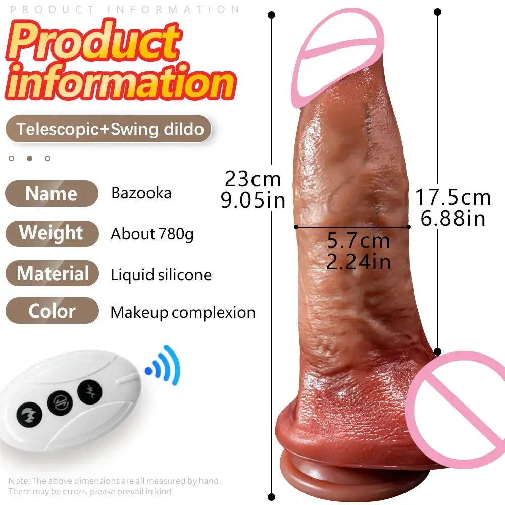 Realistic Heating Dildo Remote Control Vibrators for Women Dildo Vibration Sex Machine Telescopic Electric Dildo Penis Sex Toys by Dropshipman