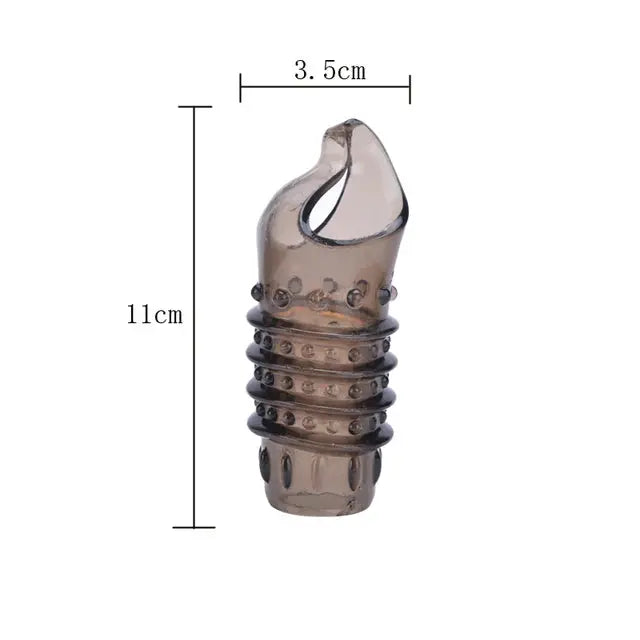 SHOPEZRA L.L.C. dildo sleeve for penis, delay ejaculation loop, erotic sex toy for men, adult intimate accessory
