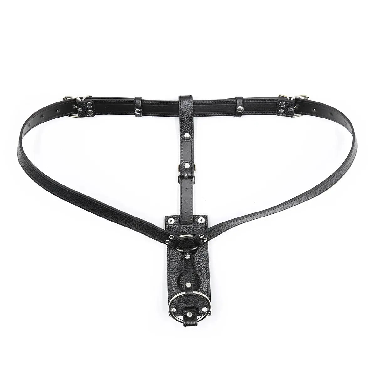 Realistic dildo strap-on with G-spot and anal butt plug, wearable for adult lesbian pleasure, by SHOPEZRA L.L.C.