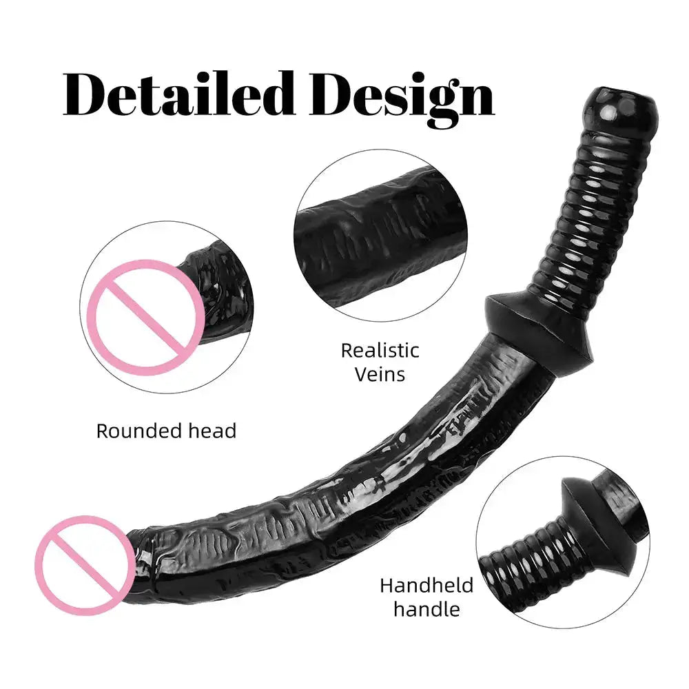 Long Double Ended Dildo for Women Realistic Penis for Couple Gay Sex Toys G-spot Flexible Anal Vagina Stimulator Lesbian Adult by Dropshipman