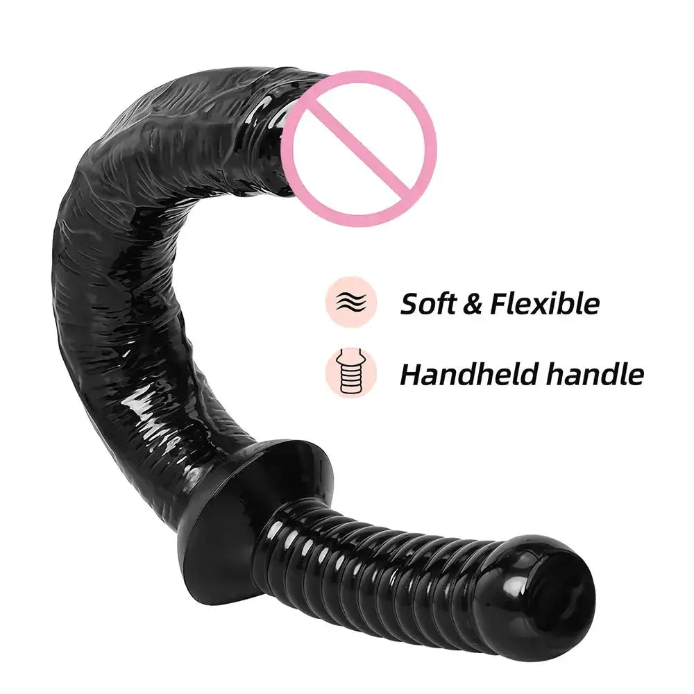 Long Double Ended Dildo for Women Realistic Penis for Couple Gay Sex Toys G-spot Flexible Anal Vagina Stimulator Lesbian Adult by Dropshipman