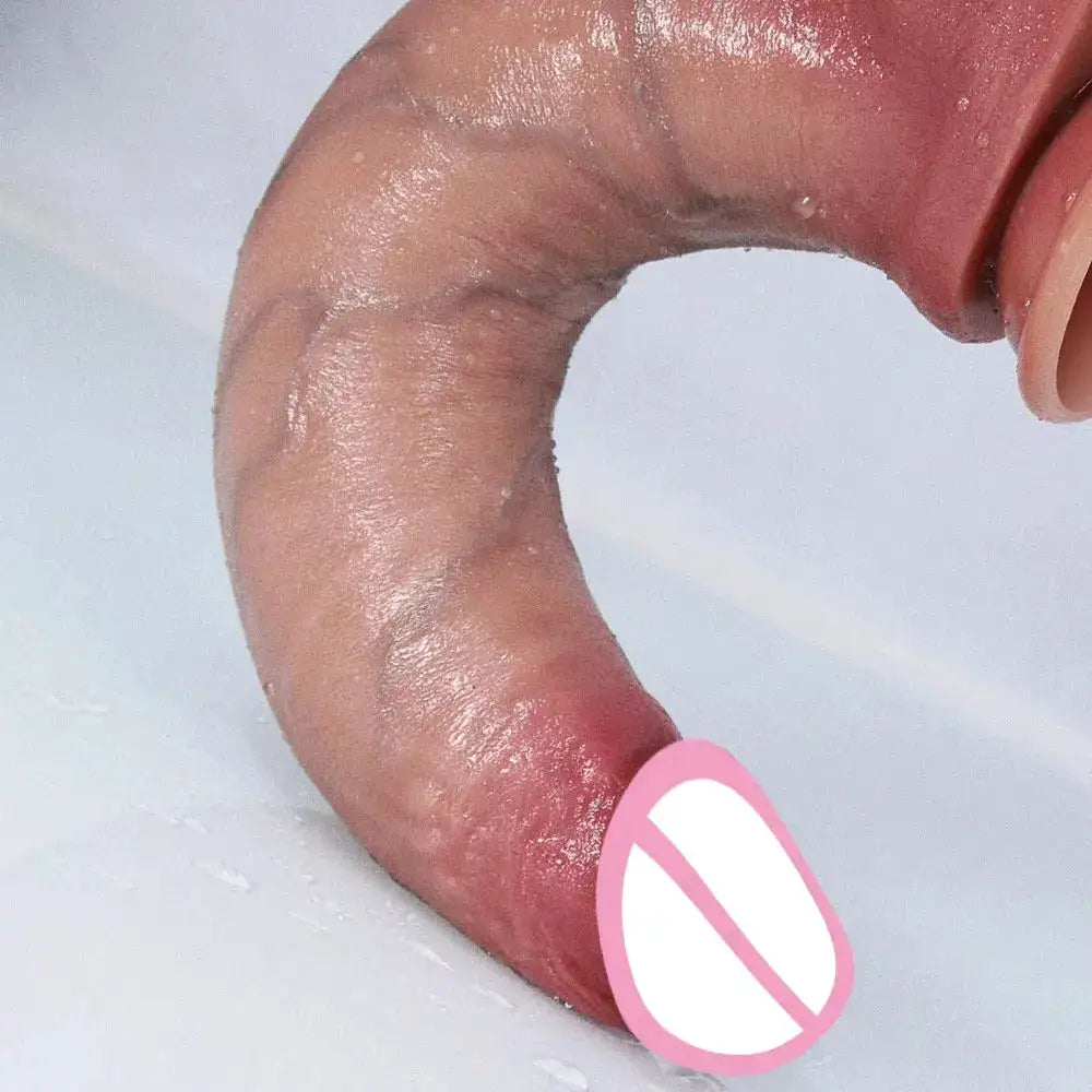 Realistic Long Dildo Flesh Anal Plug Suction Cup Big Penis Butt Plug Long Dick Sex Toys for Women Men Phallus Anal Dilator Cock by Dropshipman