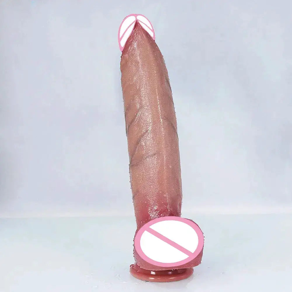 Realistic Long Dildo Flesh Anal Plug Suction Cup Big Penis Butt Plug Long Dick Sex Toys for Women Men Phallus Anal Dilator Cock by Dropshipman