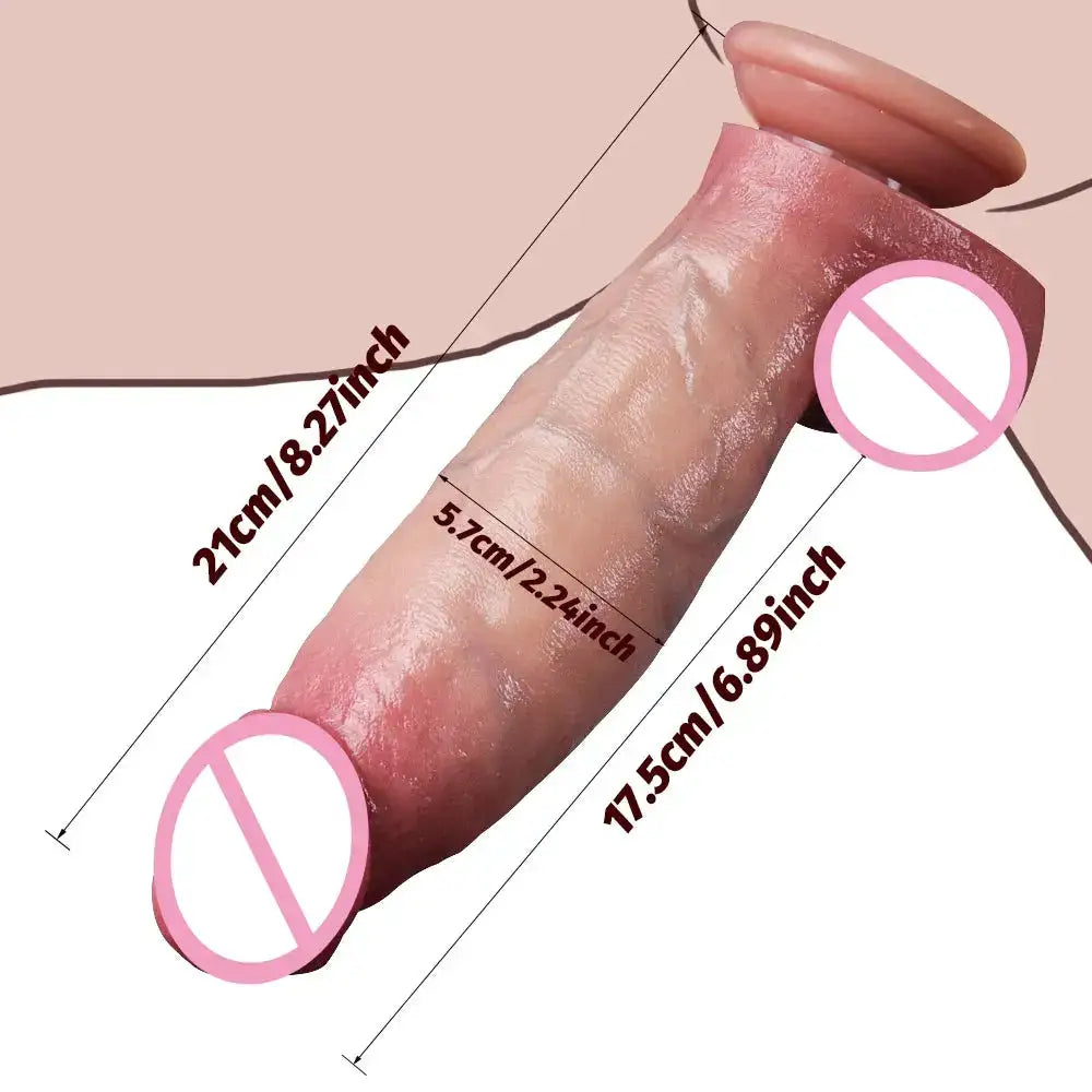 Realistic Long Dildo Flesh Anal Plug Suction Cup Big Penis Butt Plug Long Dick Sex Toys for Women Men Phallus Anal Dilator Cock by Dropshipman